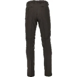 Virgin wool twill tailored pants