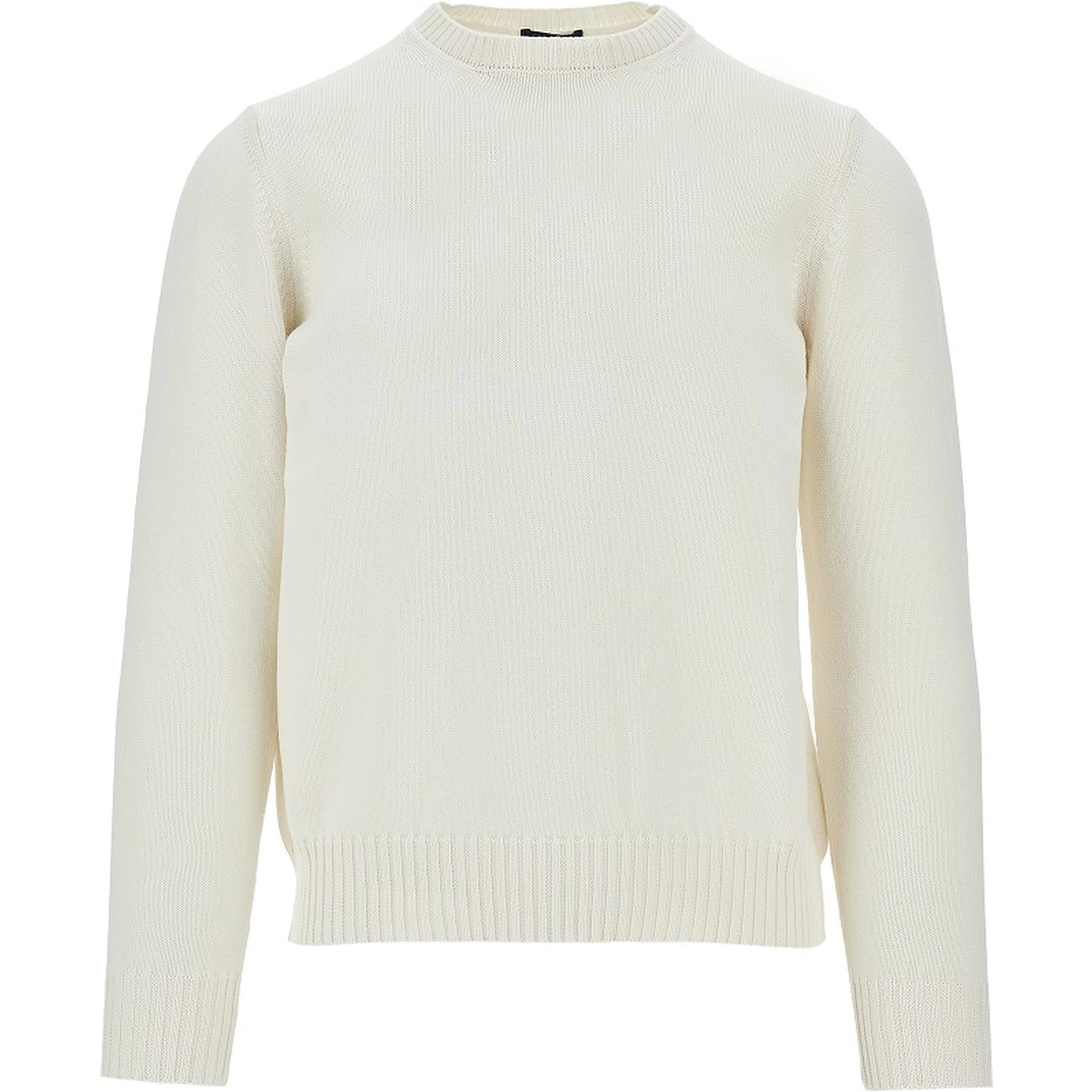 Crewneck cotton sweater