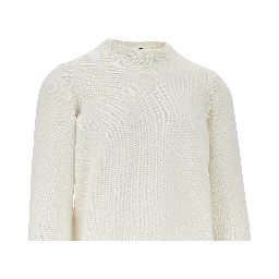 Crewneck cotton sweater