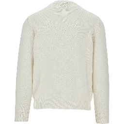 Crewneck cotton sweater