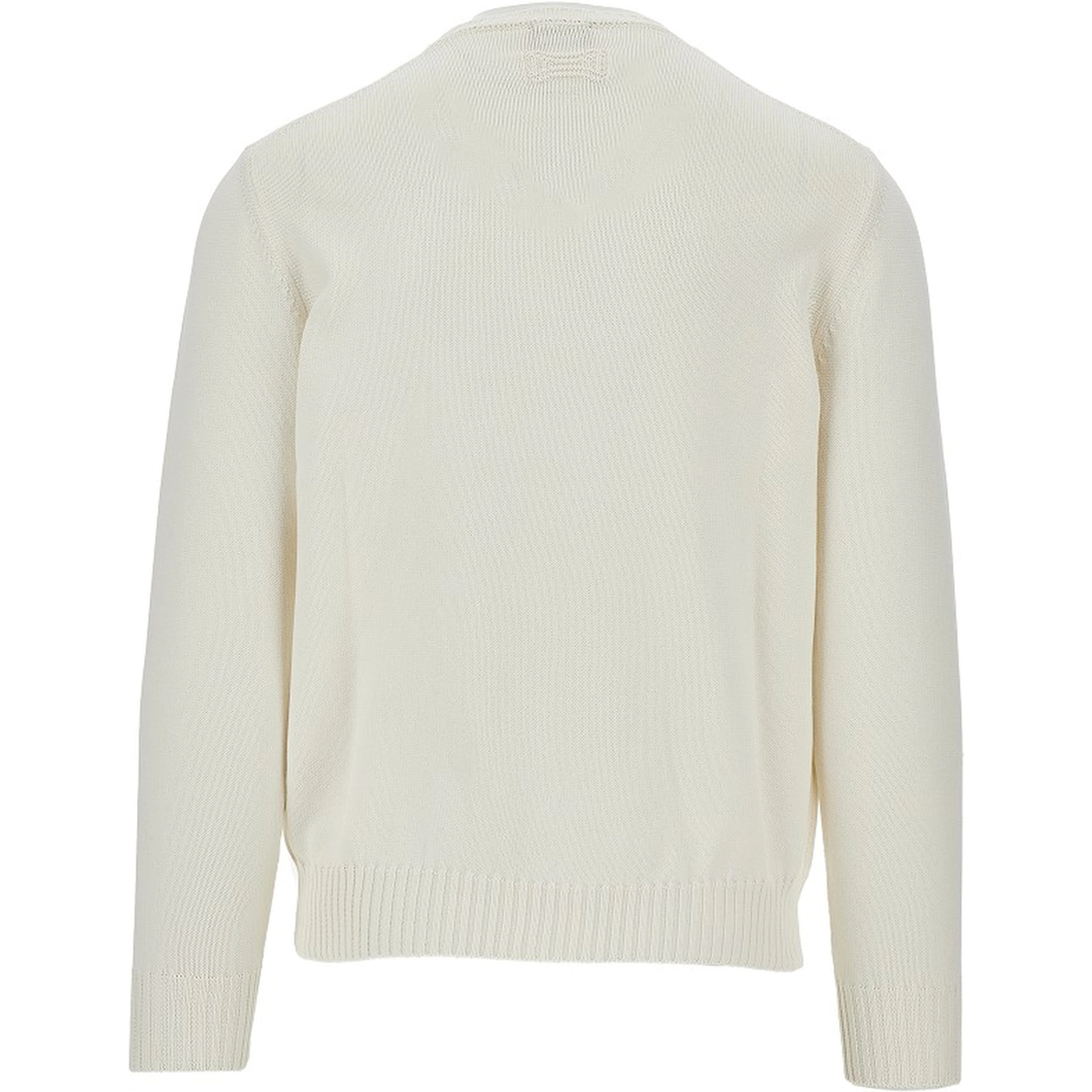 Crewneck cotton sweater