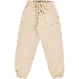 Stretch cotton pants