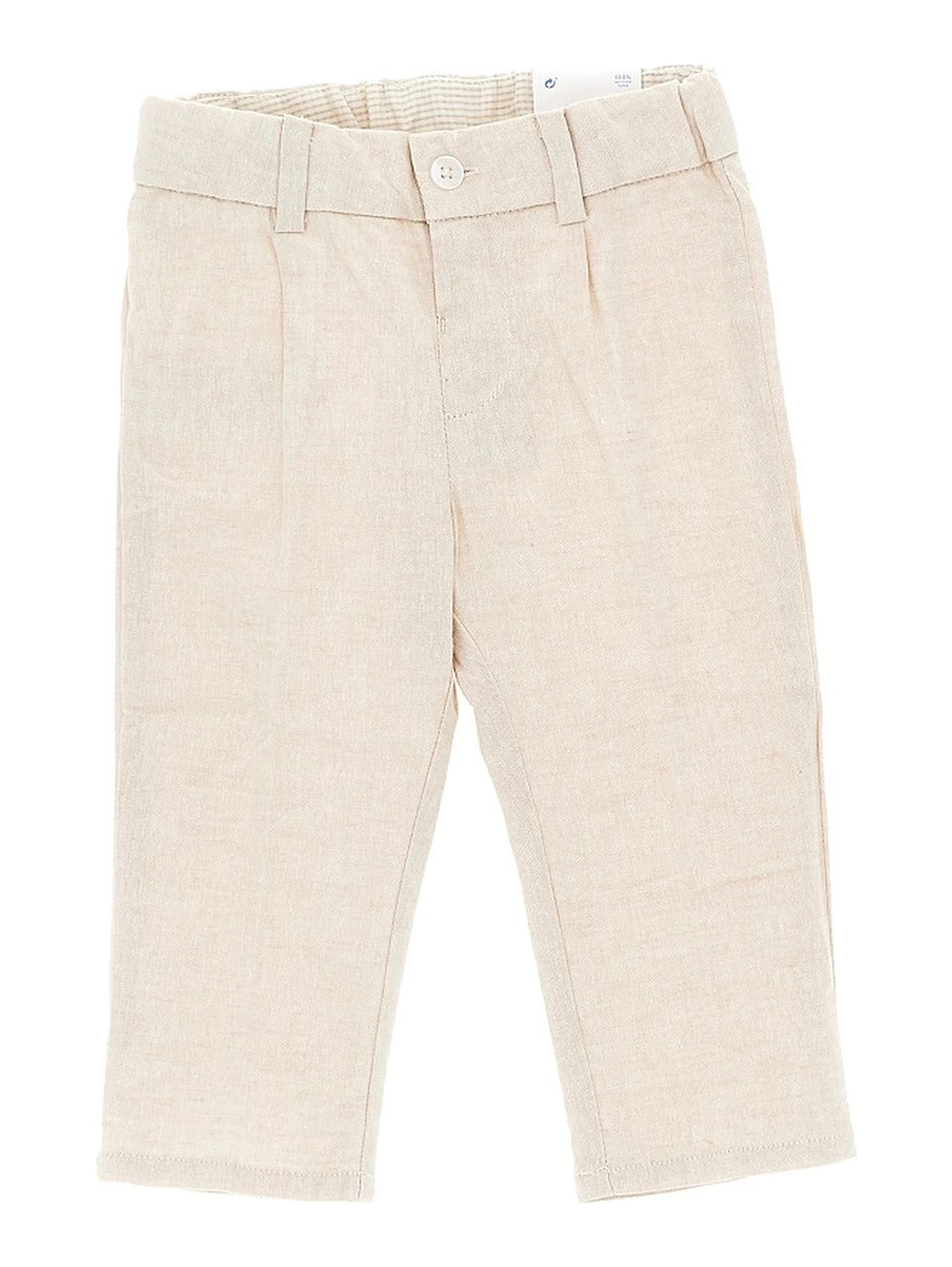 Cotton and linen chino pants