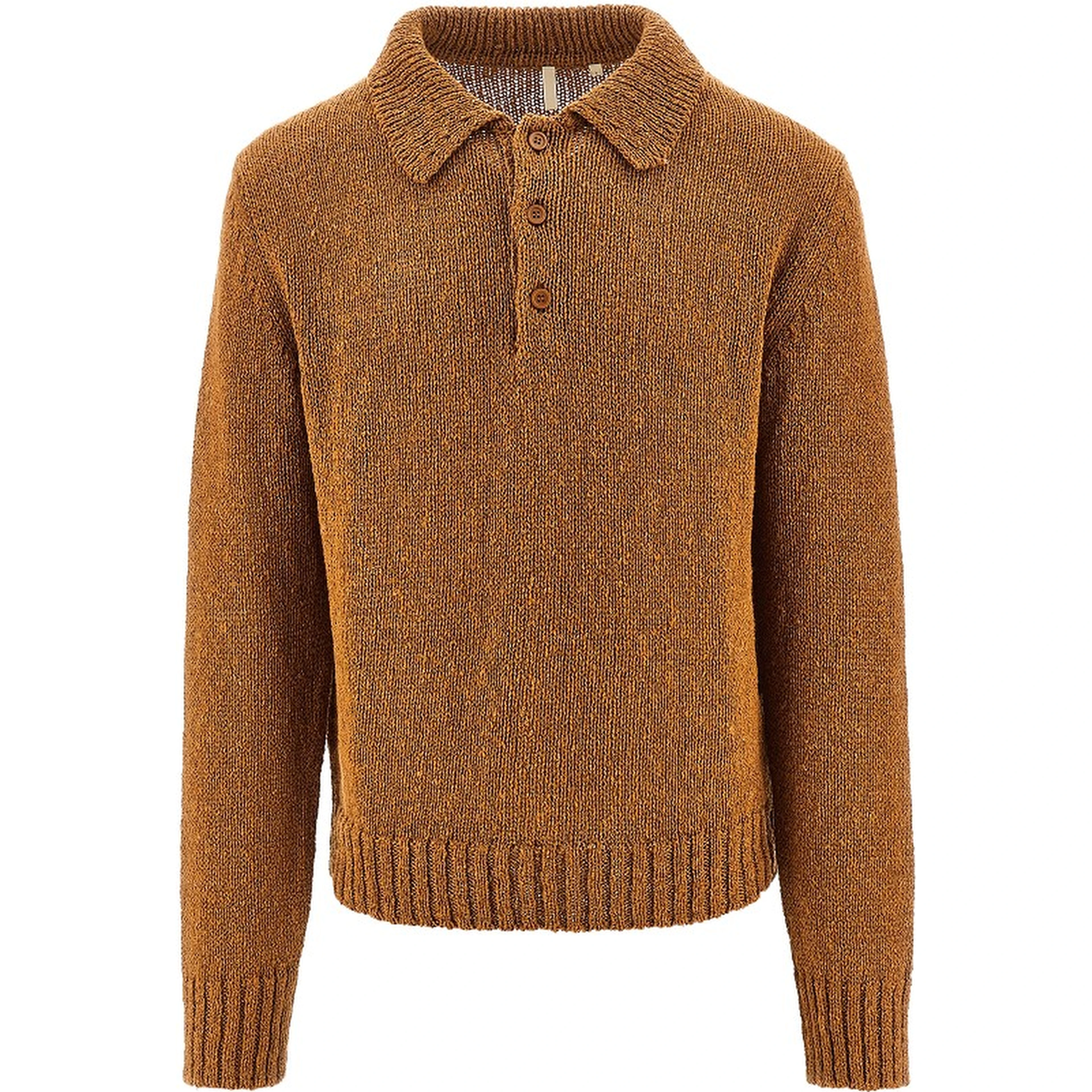 Knitted polo shirt