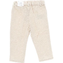Cotton and linen chino pants