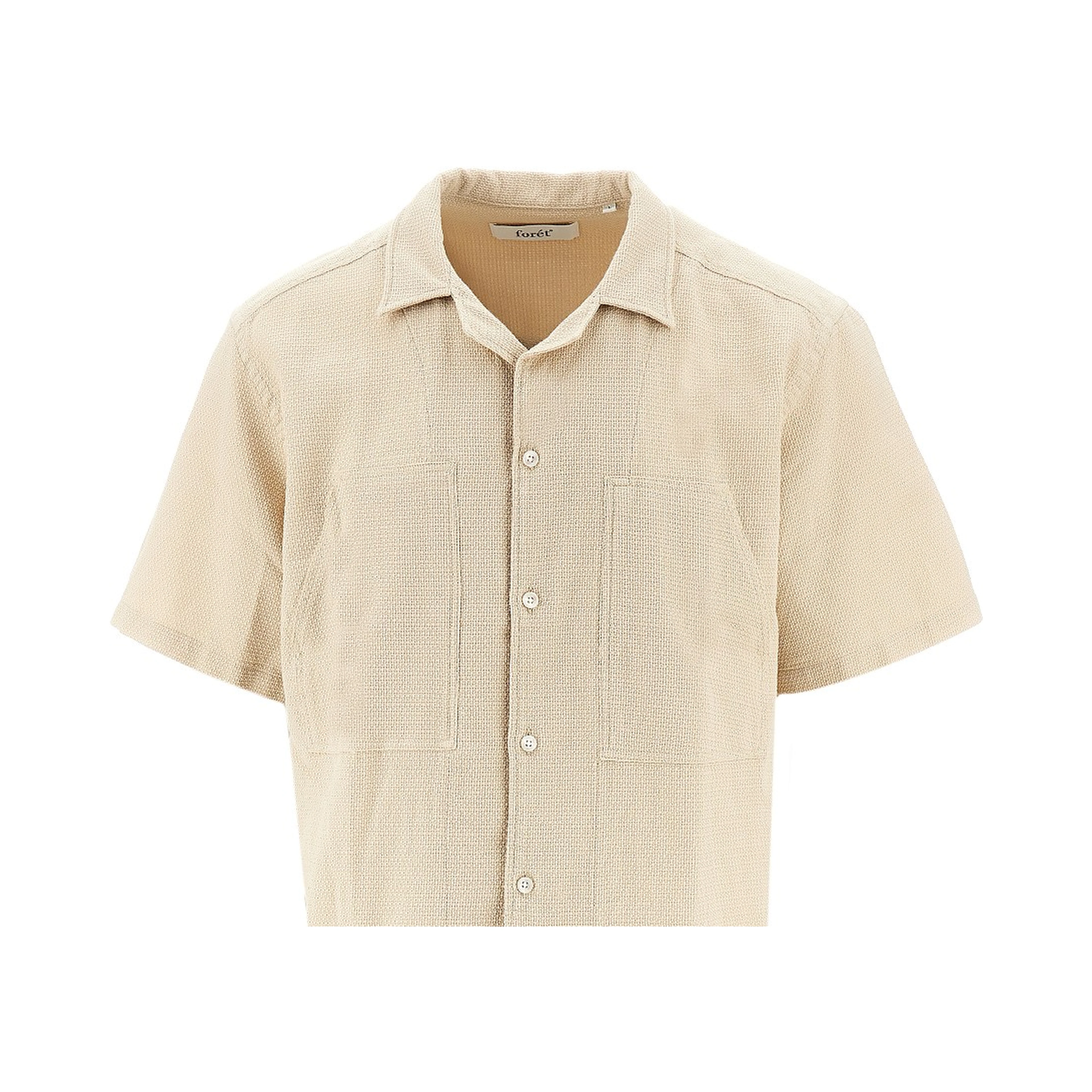 'Lagoon' cotton shirt