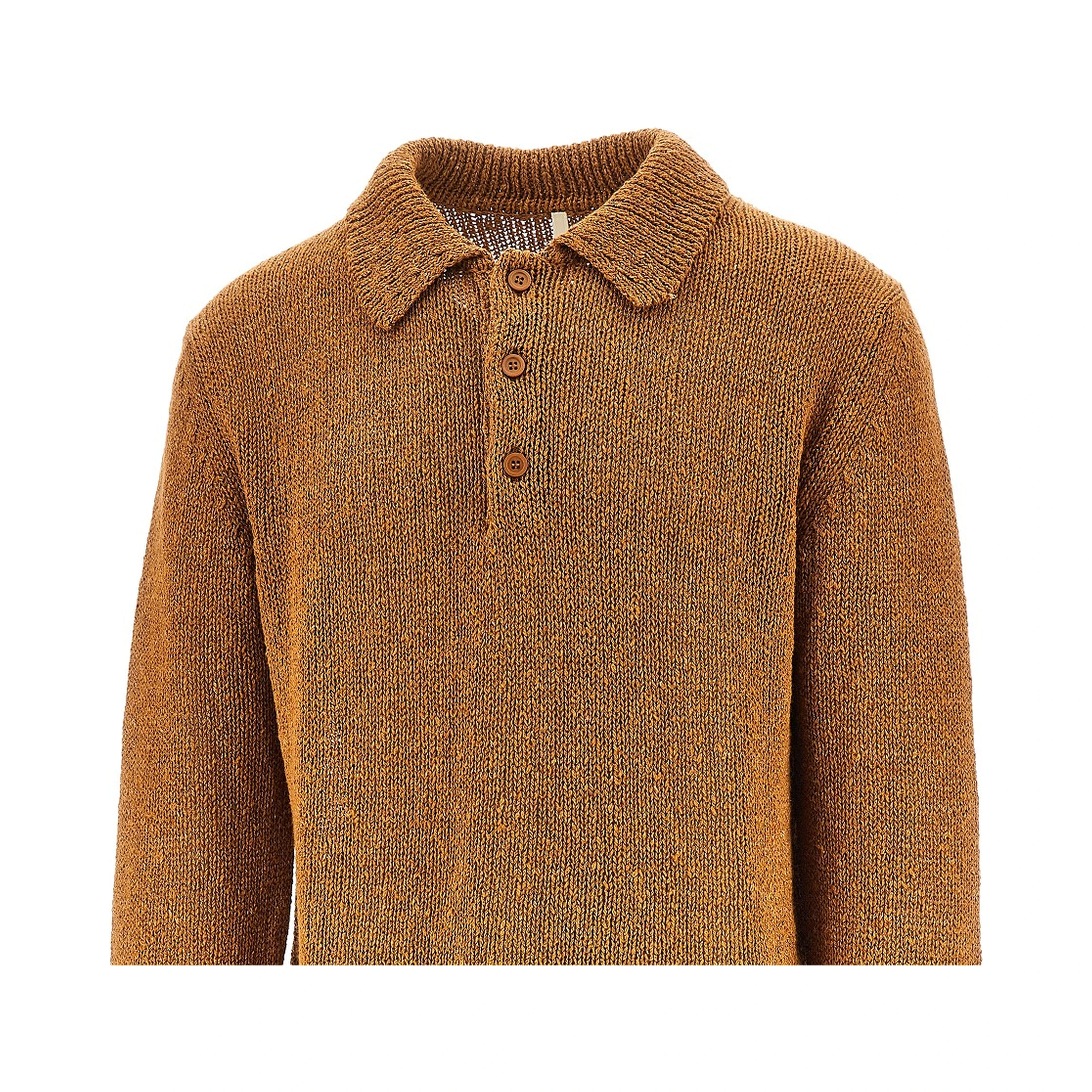 Knitted polo shirt