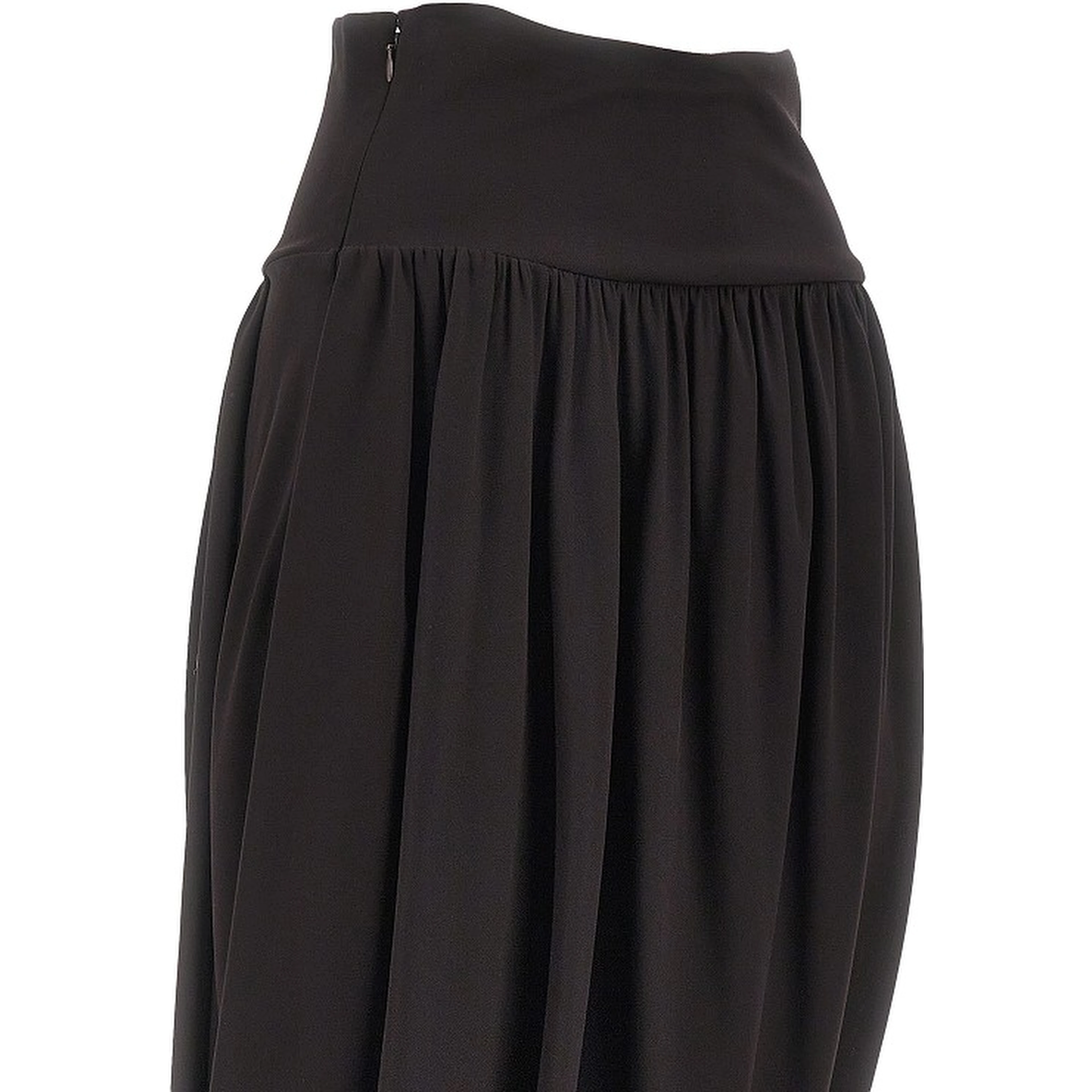 Draped jersey skirt