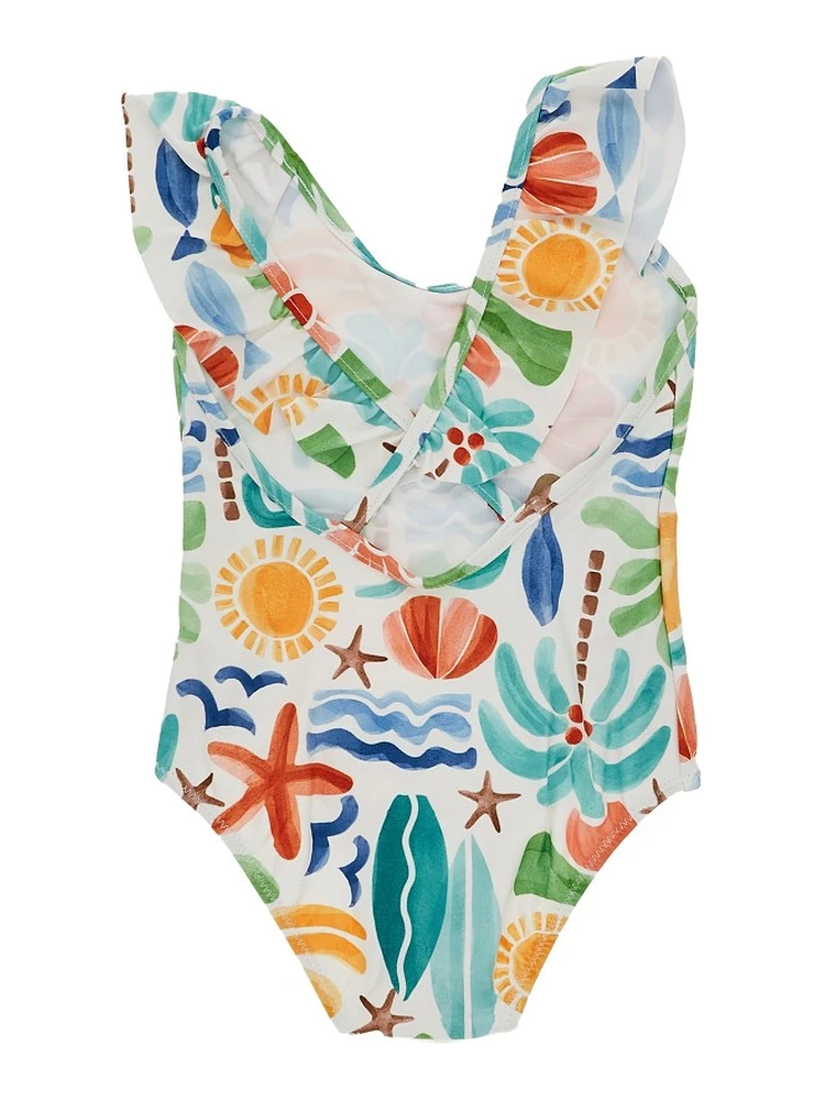 Printed swimsuit alternative