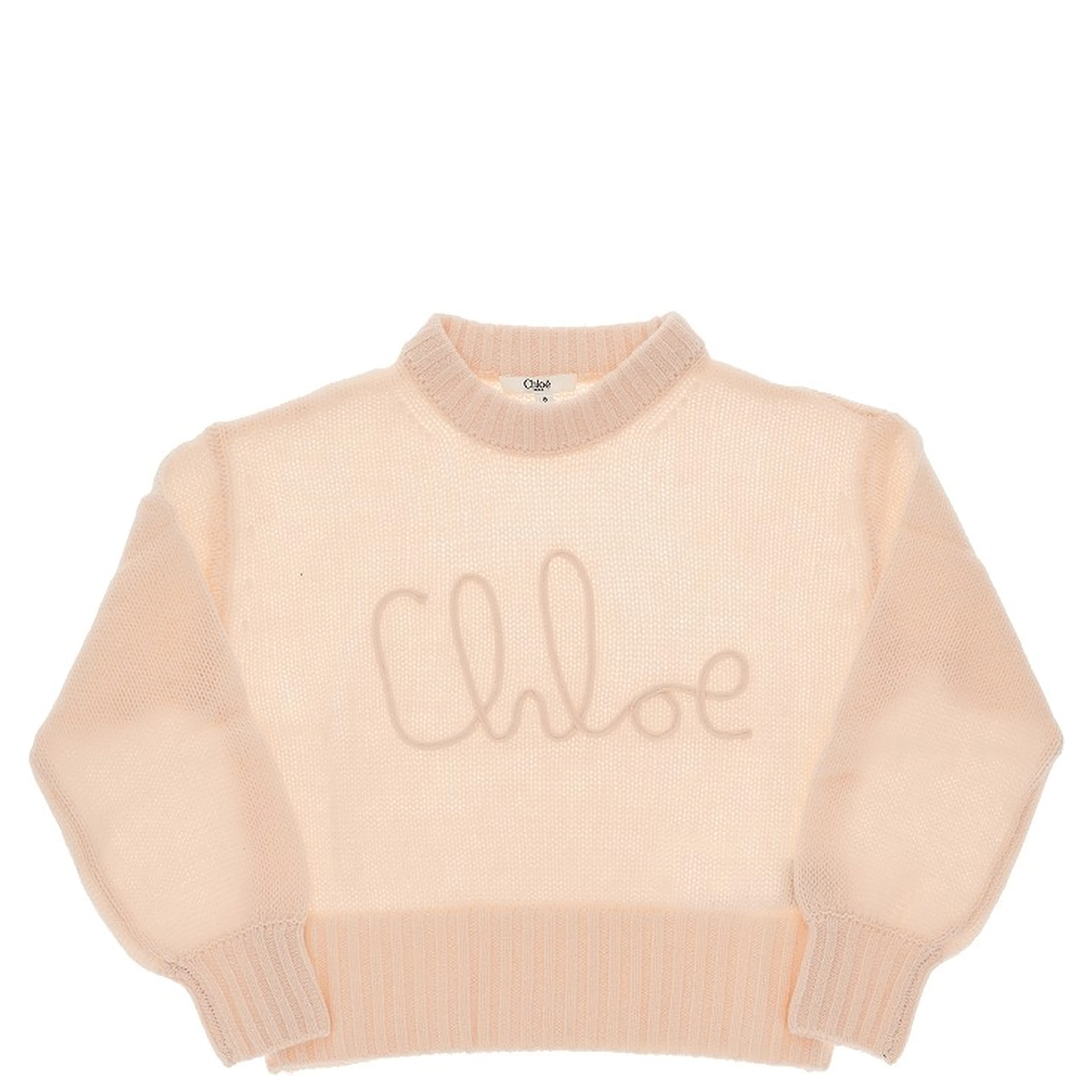 Wool and cashmere sweater with logo