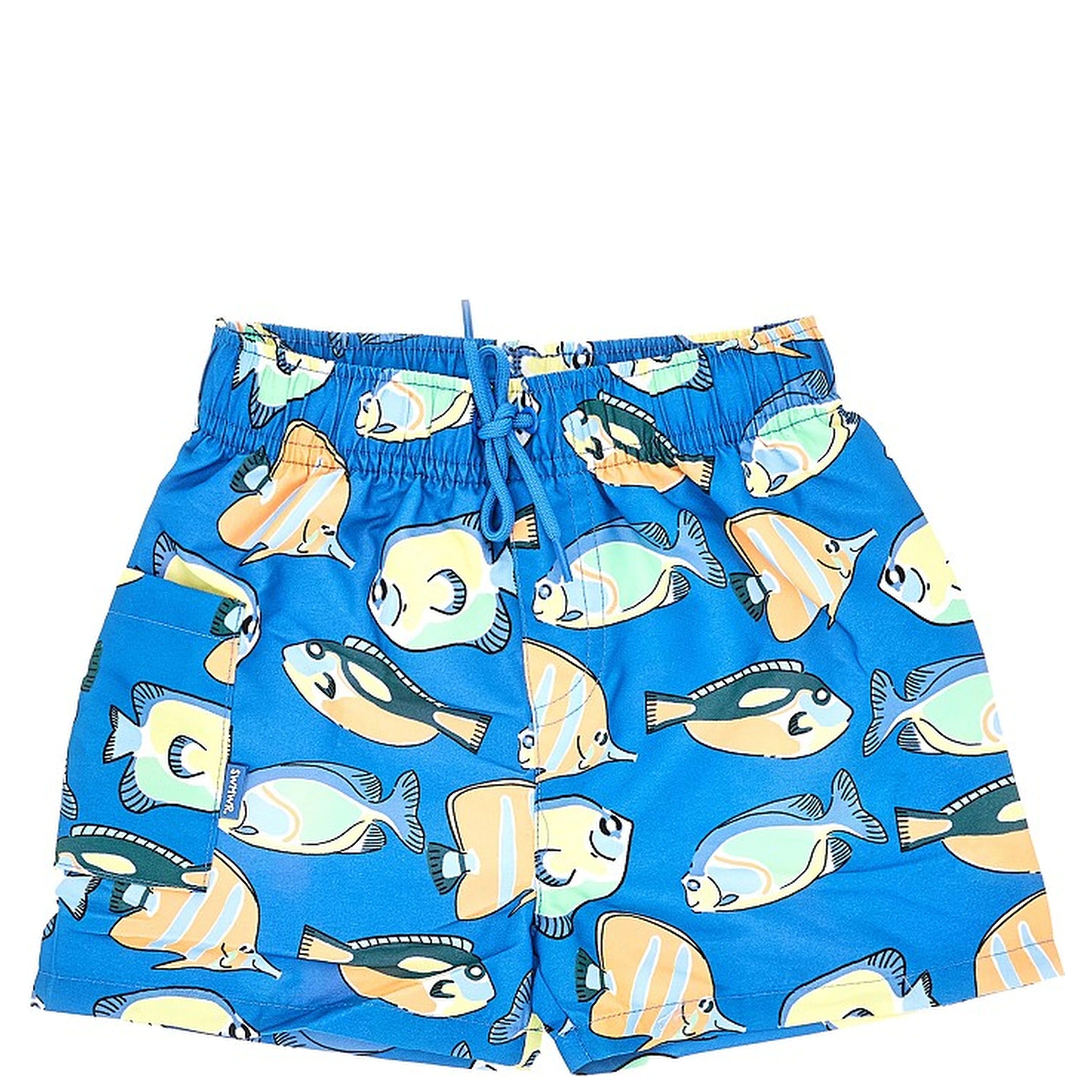 Fish print swimshorts