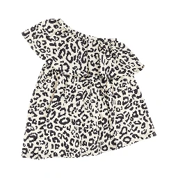 Spotted cotton mini dress