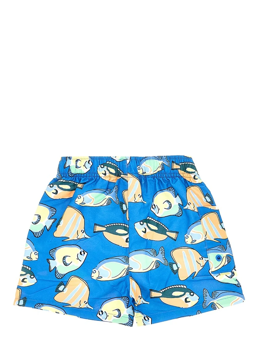 Fish print swimshorts