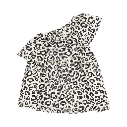 Spotted cotton mini dress