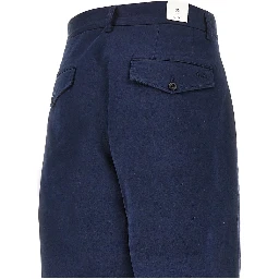 'Writer' relaxed fit pleated pants