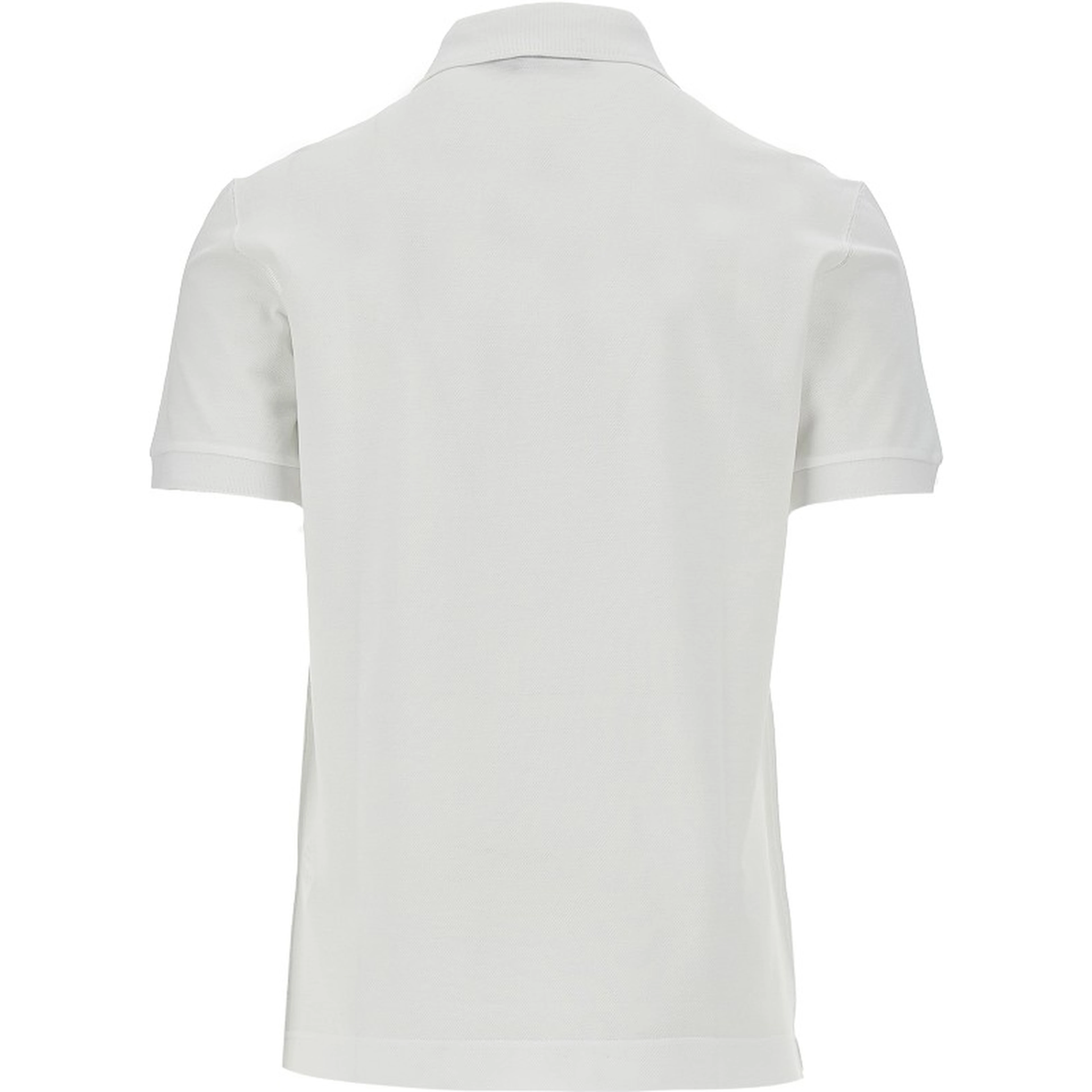 Piquet polo shirt with logo plate