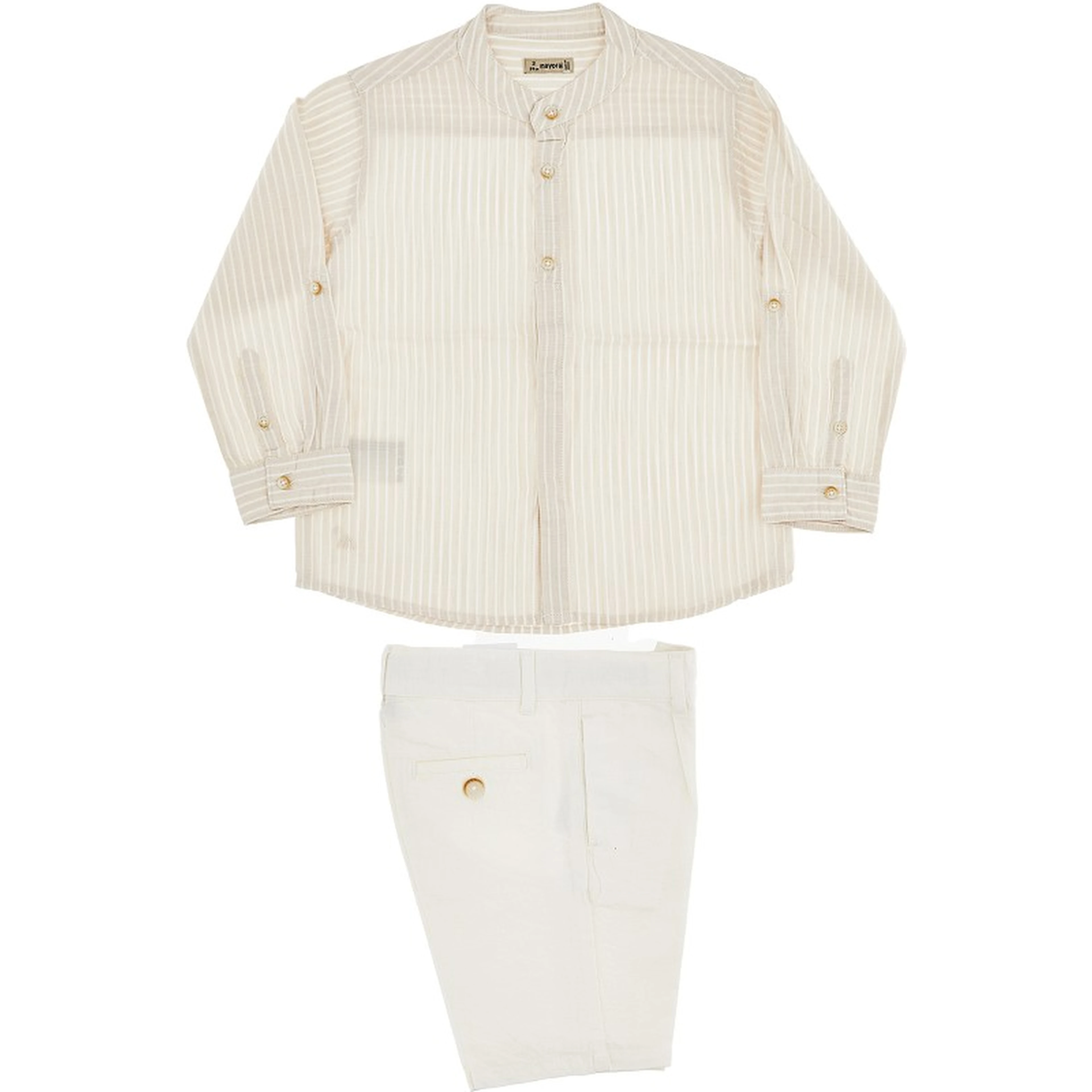 Cotton-blend two-piece set