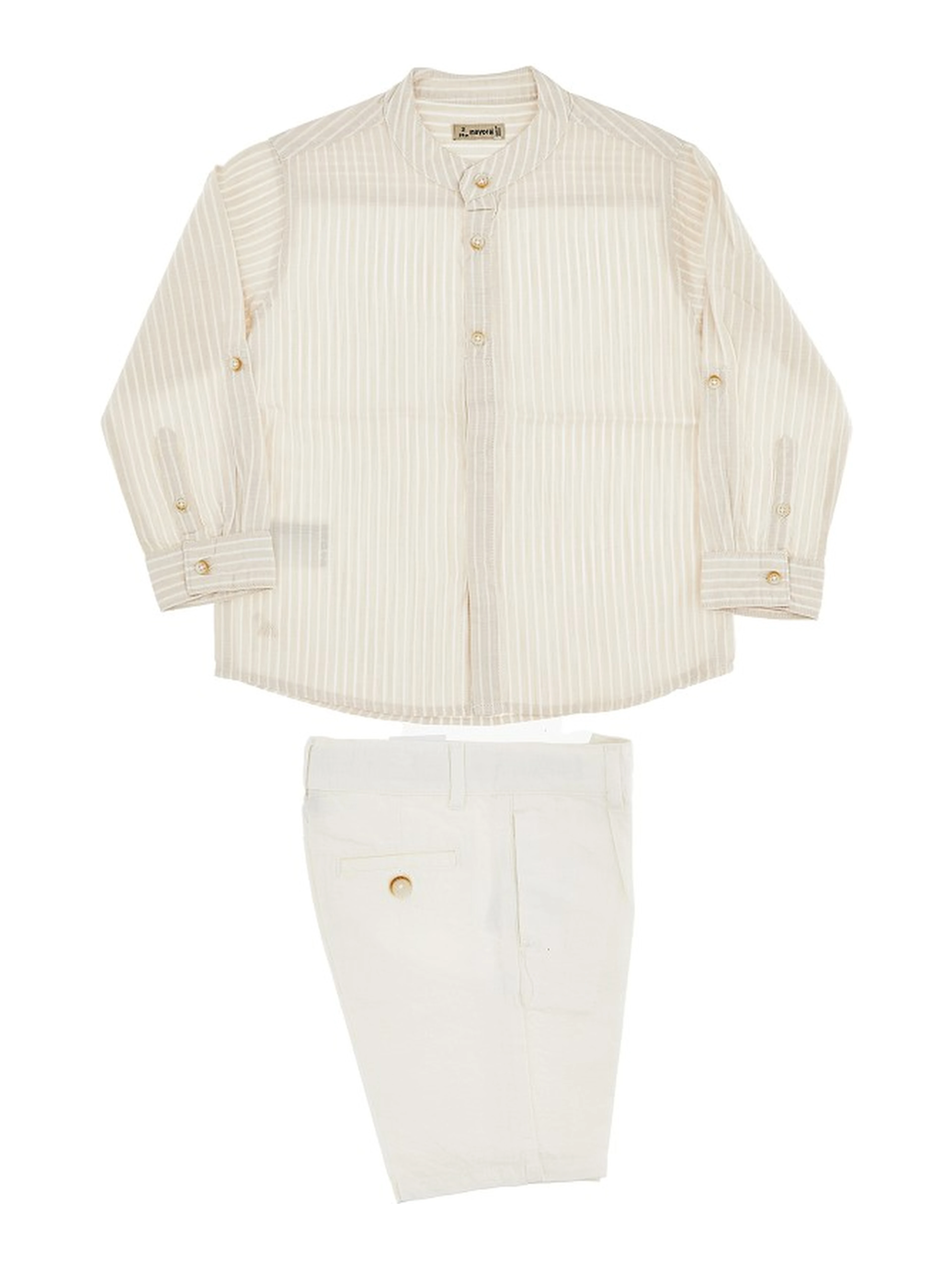 Cotton-blend two-piece set