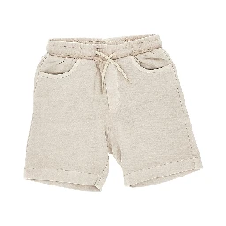 Washed-effect sweatshorts