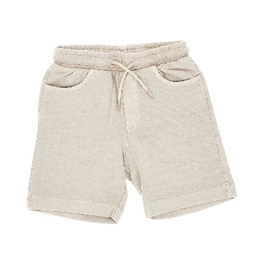 Washed-effect sweatshorts