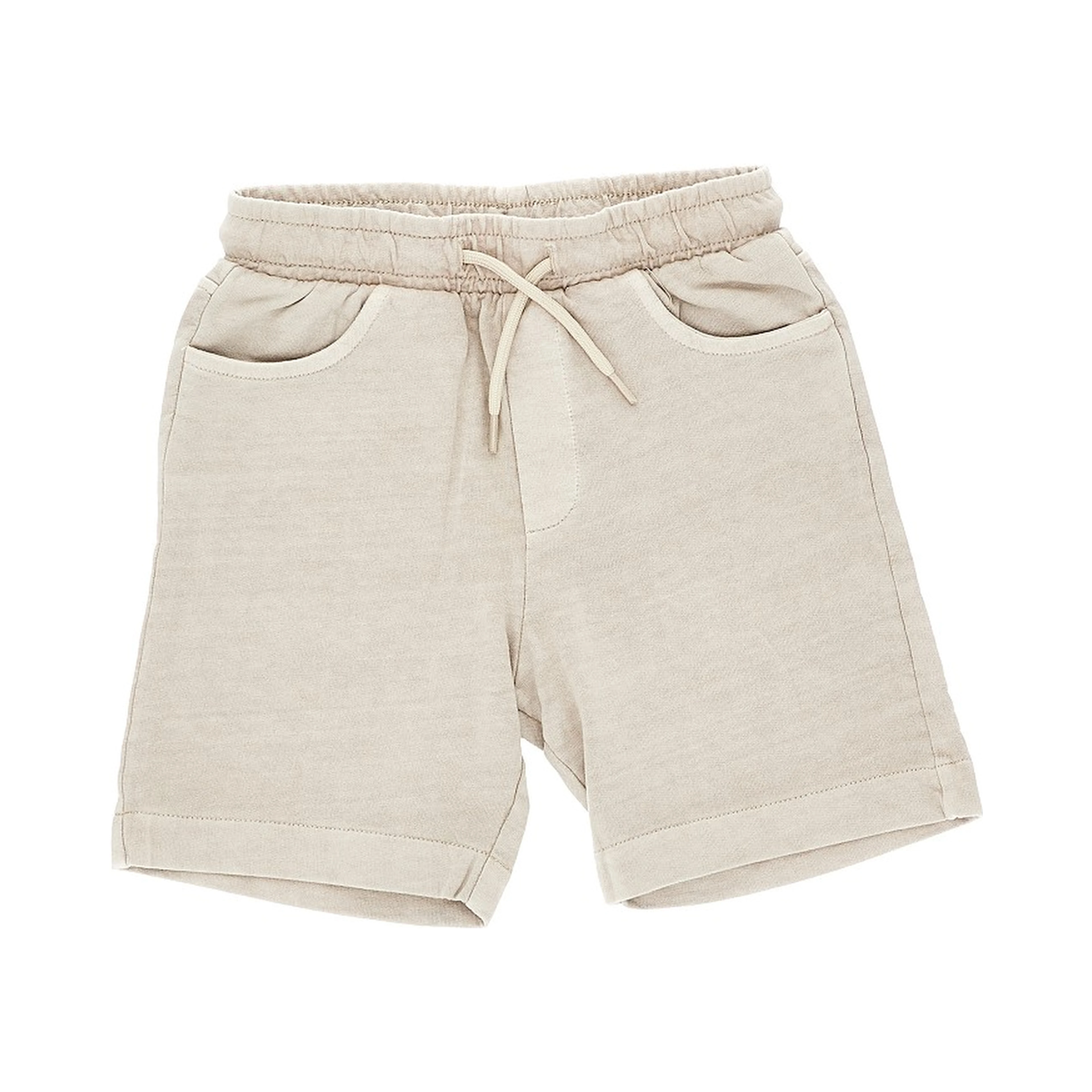 Washed-effect sweatshorts