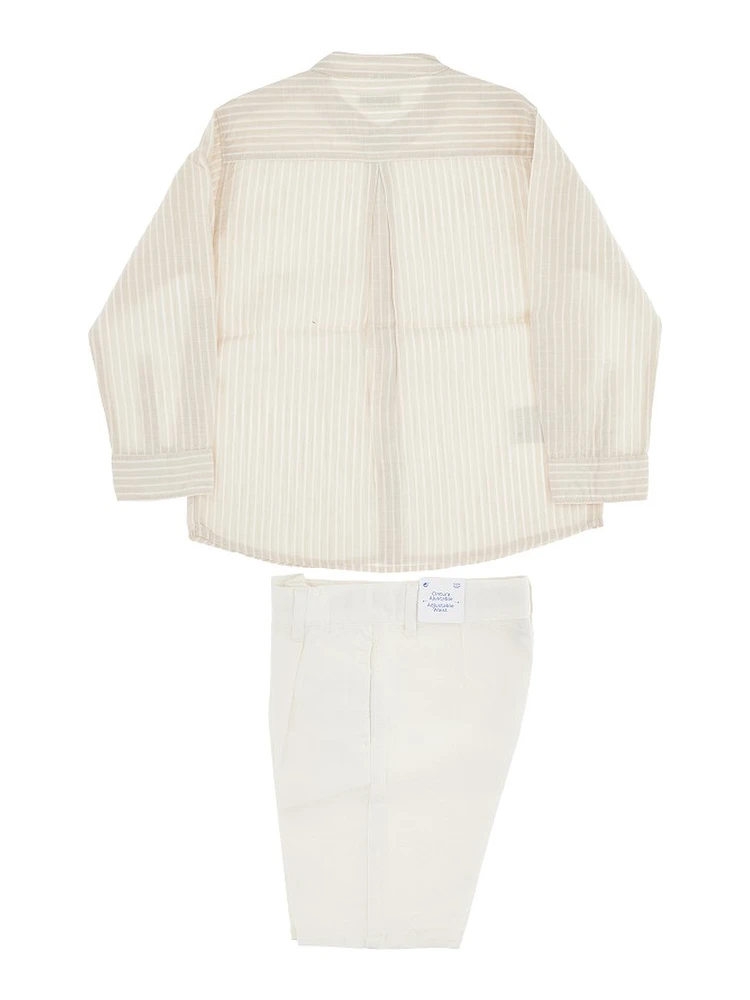 Cotton-blend two-piece set alternative