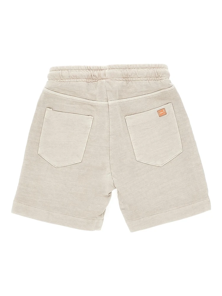 Washed-effect sweatshorts alternative