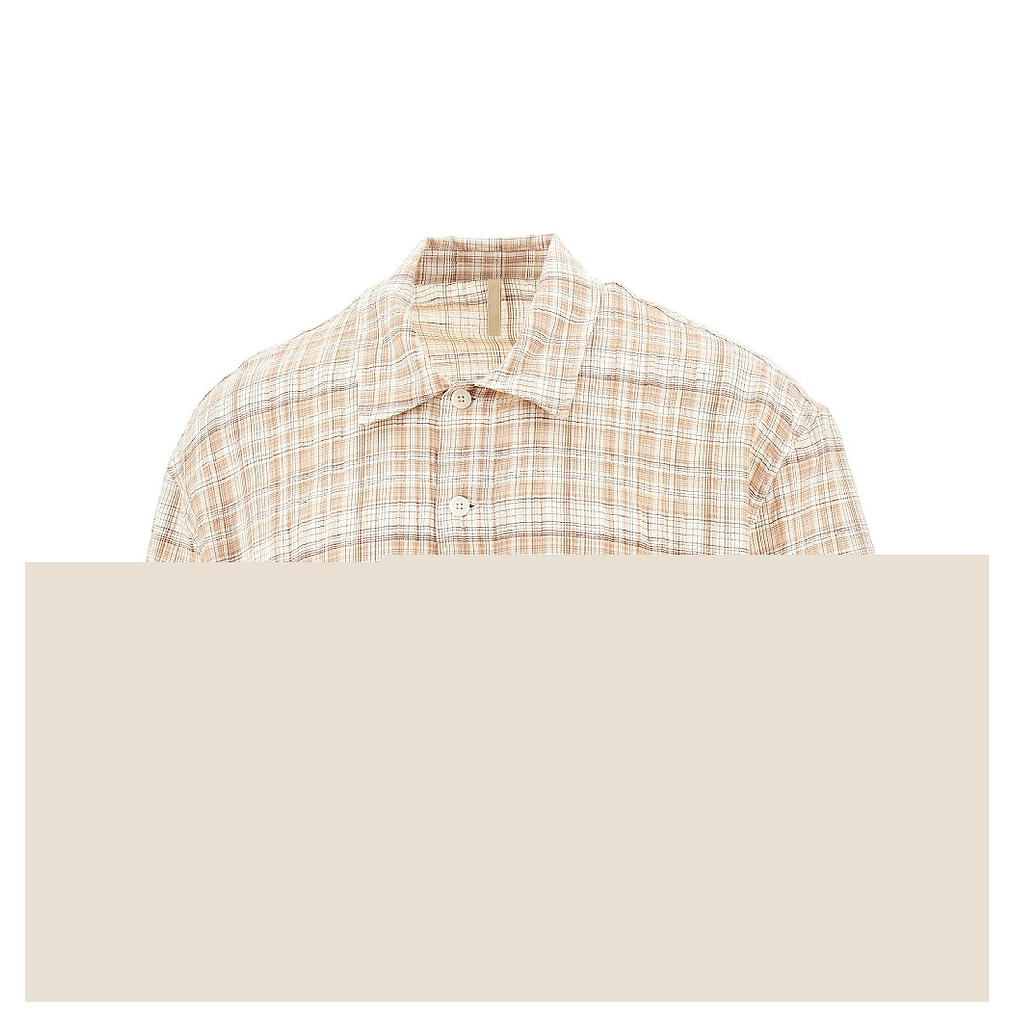 'Adam' shirt with check motif
