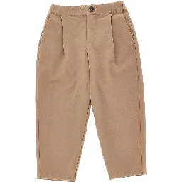 Stretch viscose-blend pants
