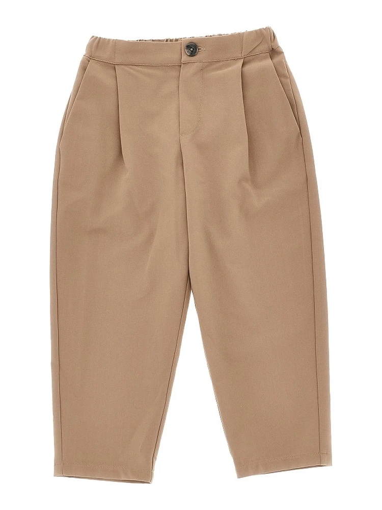 Stretch viscose-blend pants
