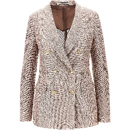 'Parigi' cotton double-breasted jacket