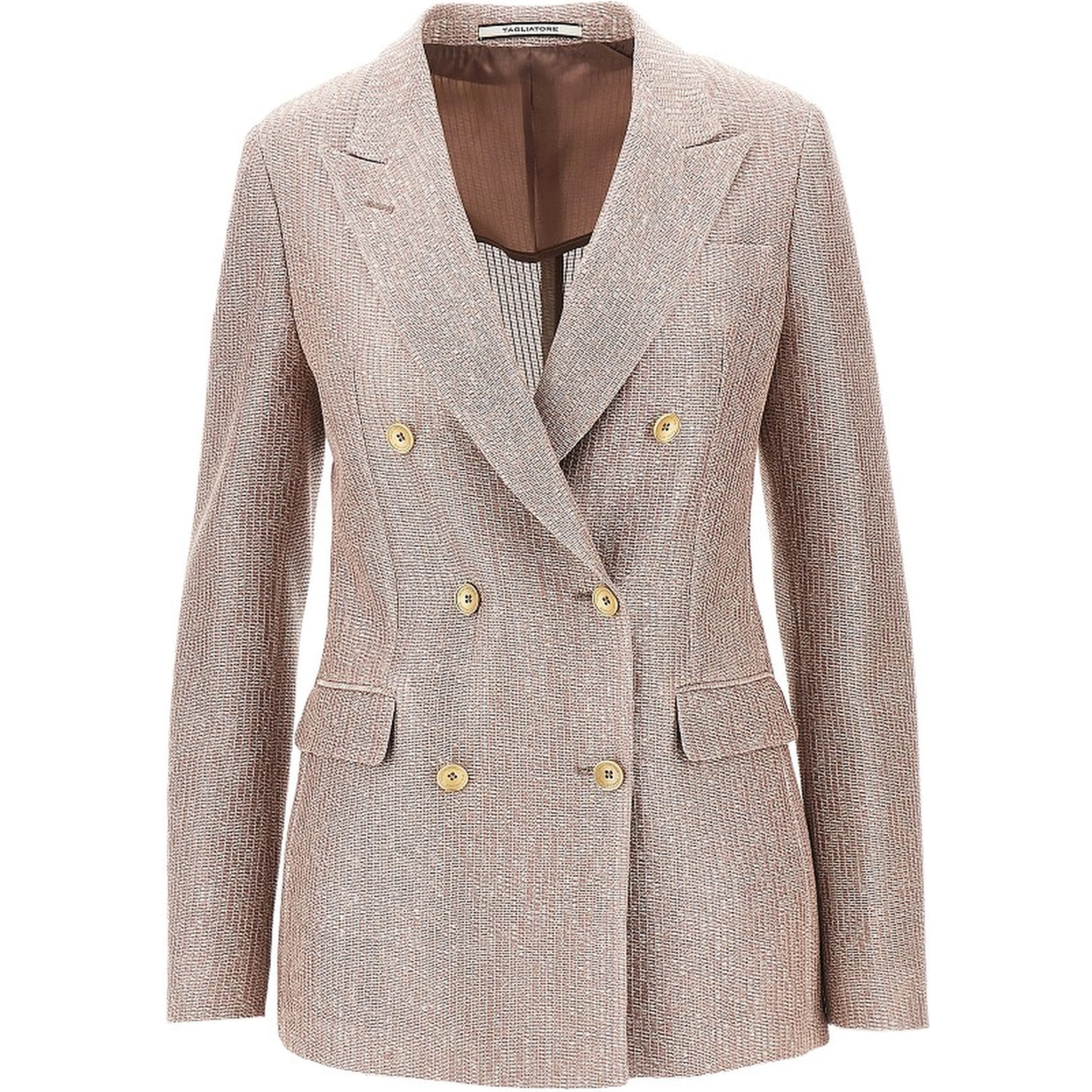 'Parigi' cotton double-breasted jacket
