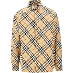 Check poplin shirt