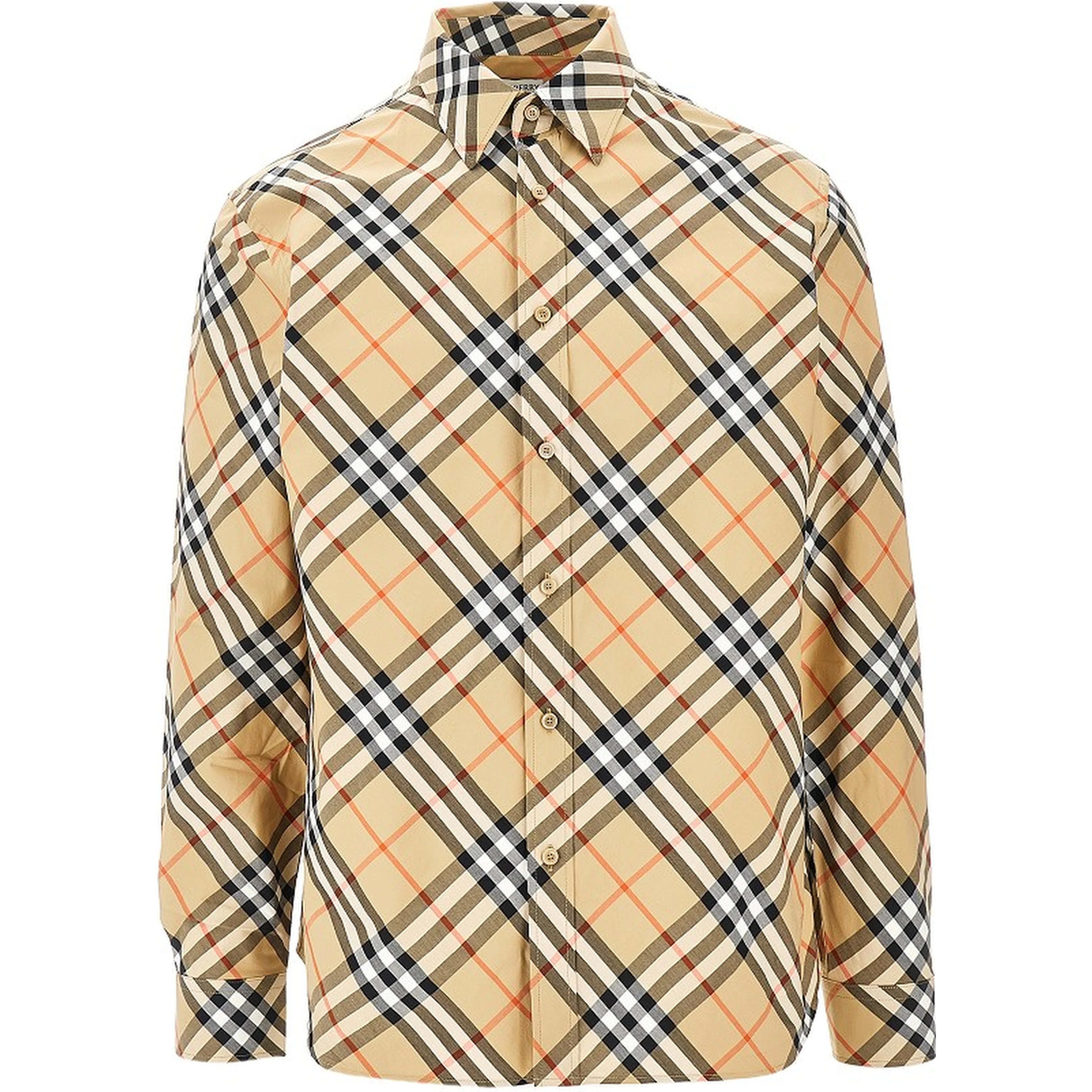 Check poplin shirt