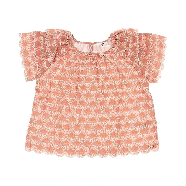 Printed cotton blouse