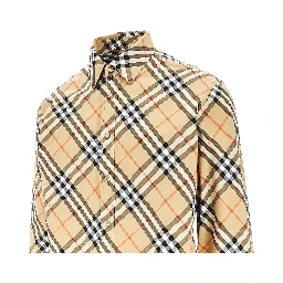 Check poplin shirt