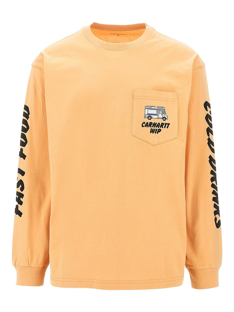 'Cold Drinks' long-sleeved T-shirt