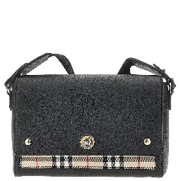 'Note' leather shoulder bag