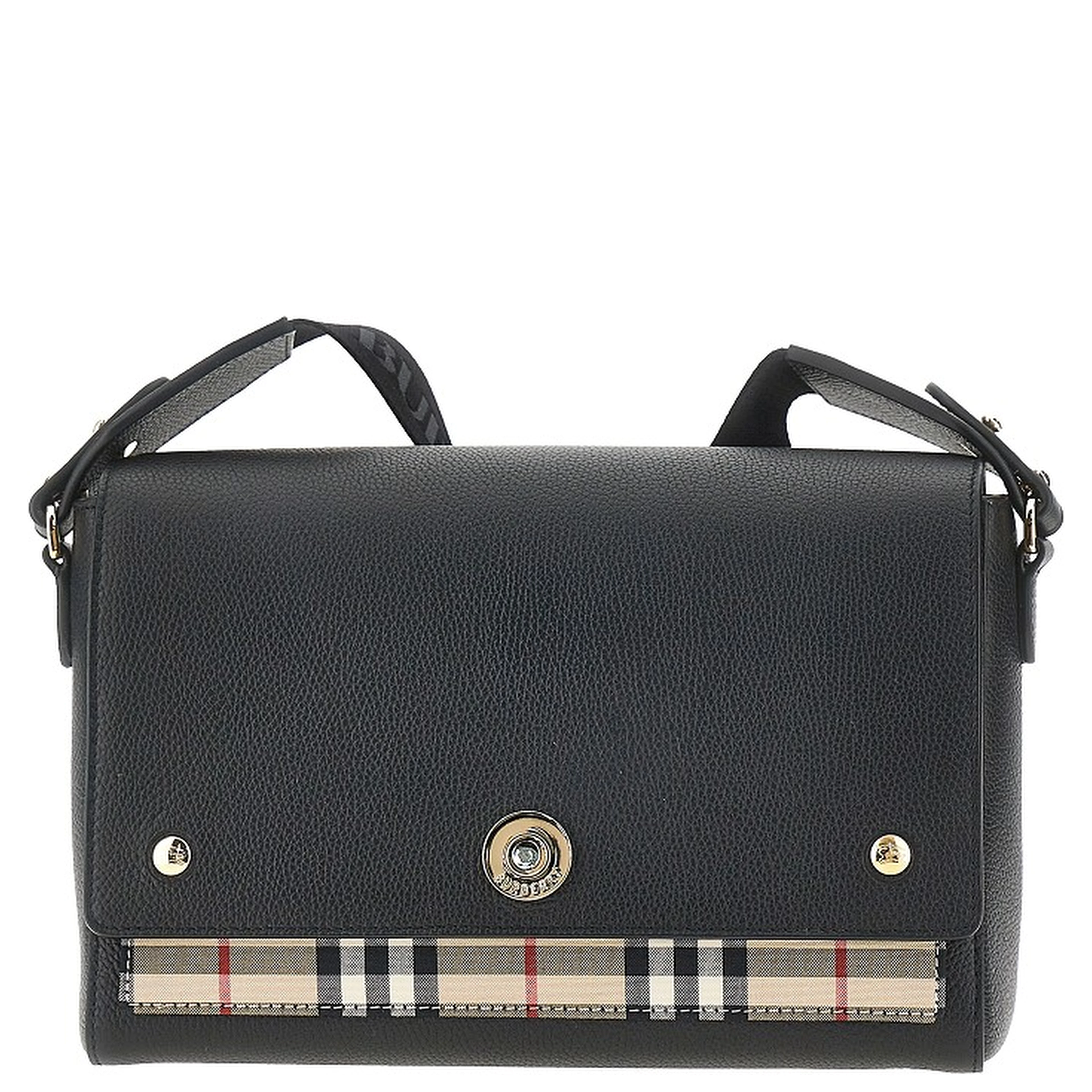 'Note' leather shoulder bag