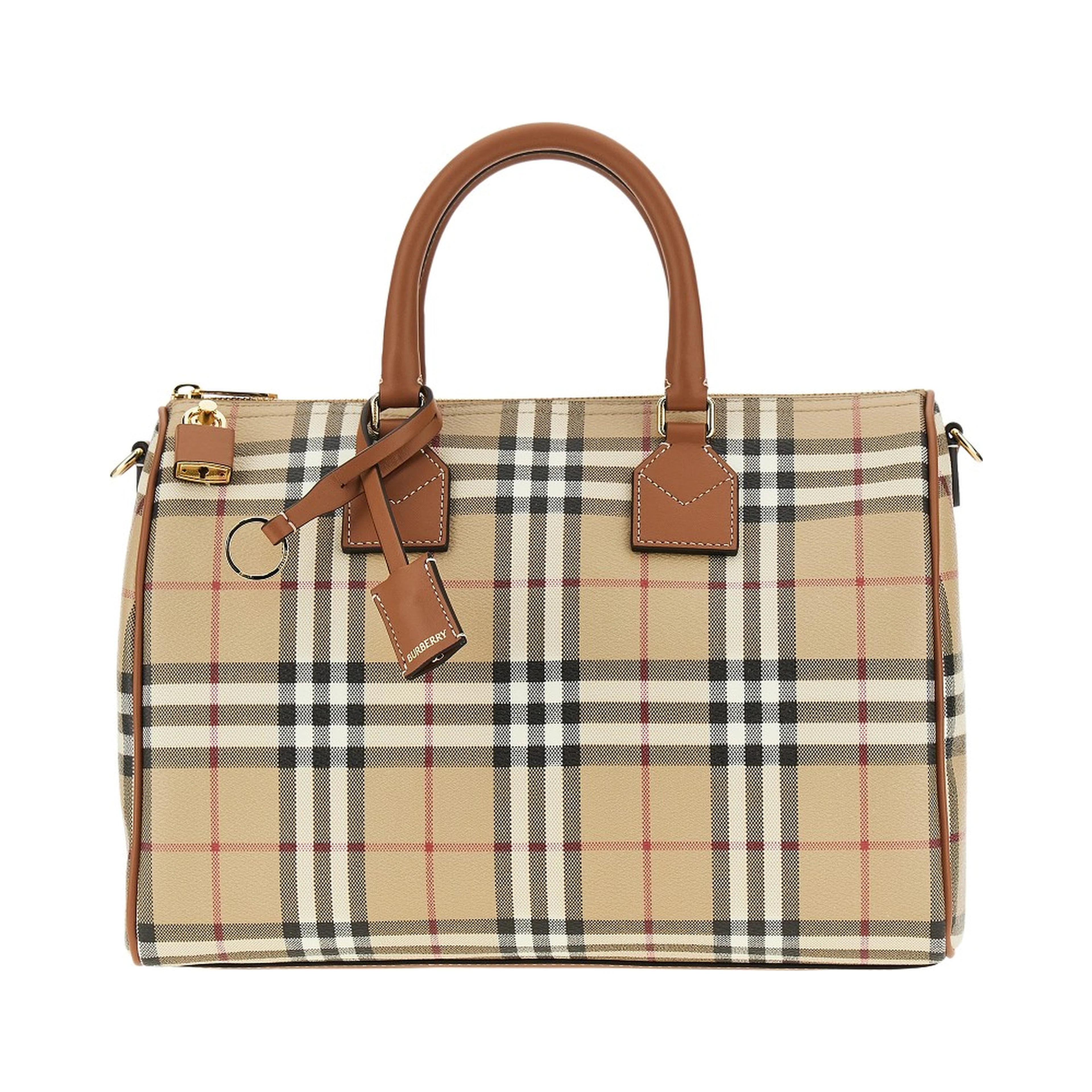 Medium Check bowling bag