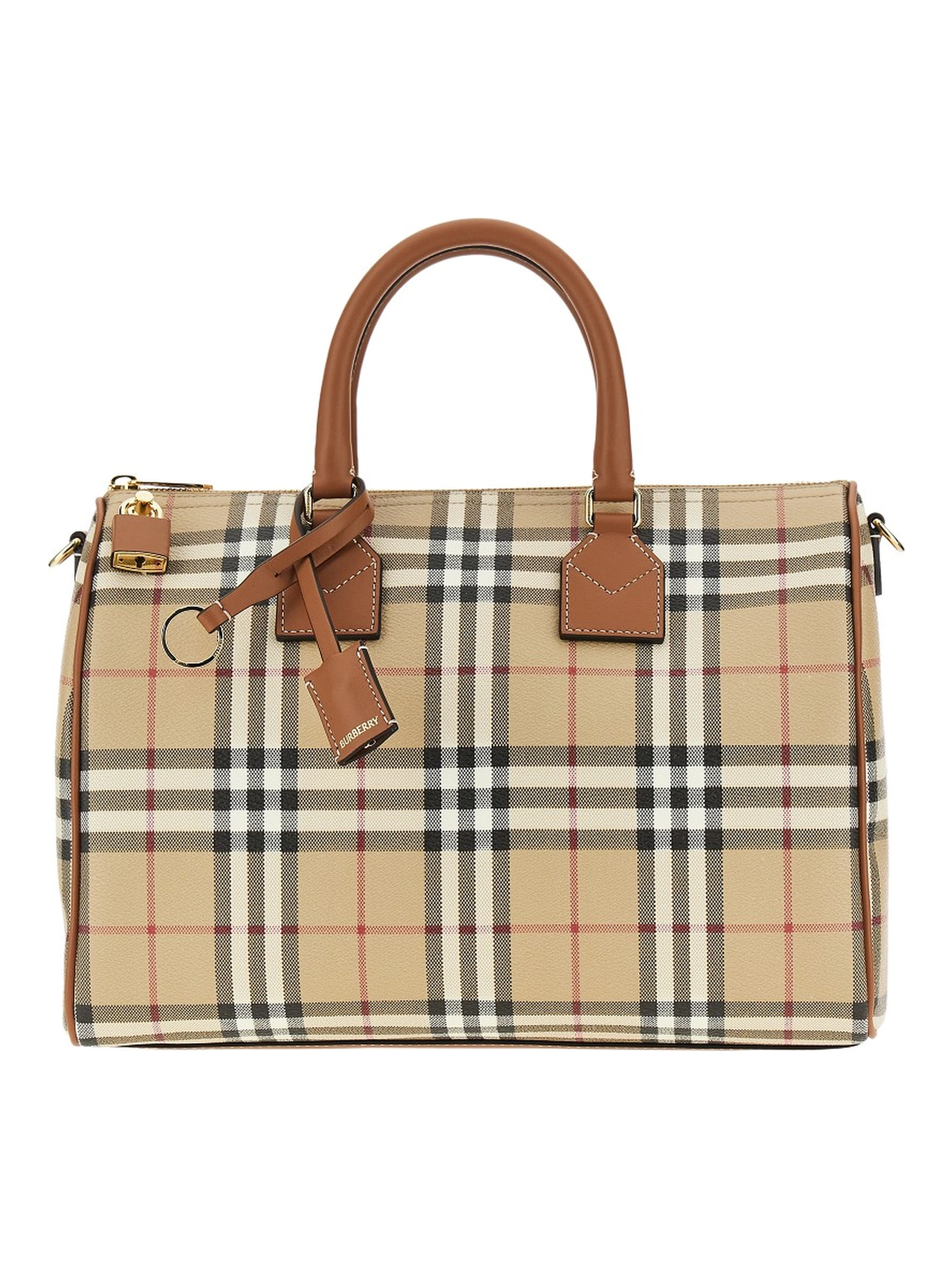Medium Check bowling bag