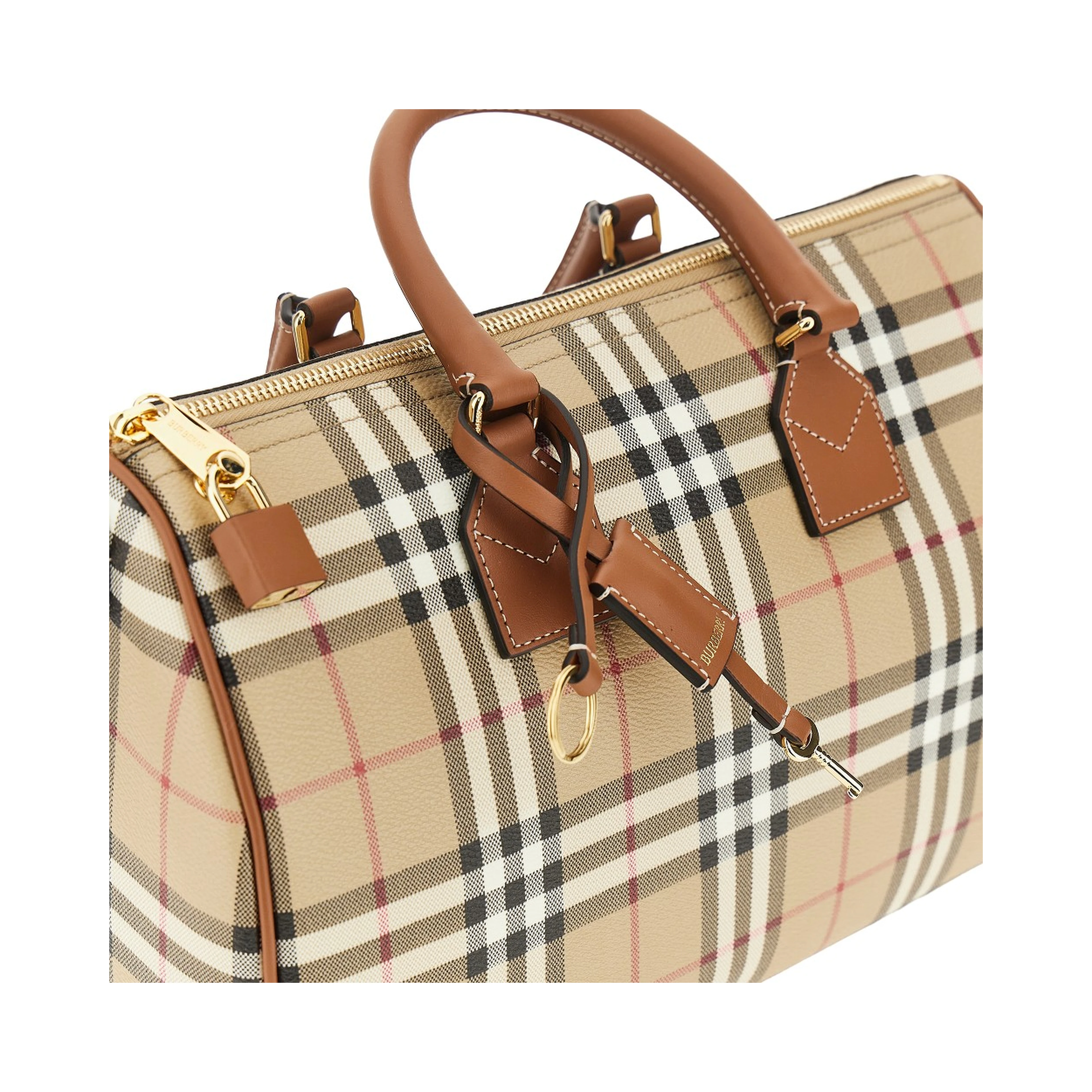 Medium Check bowling bag
