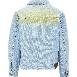 Stained effect denim jacket