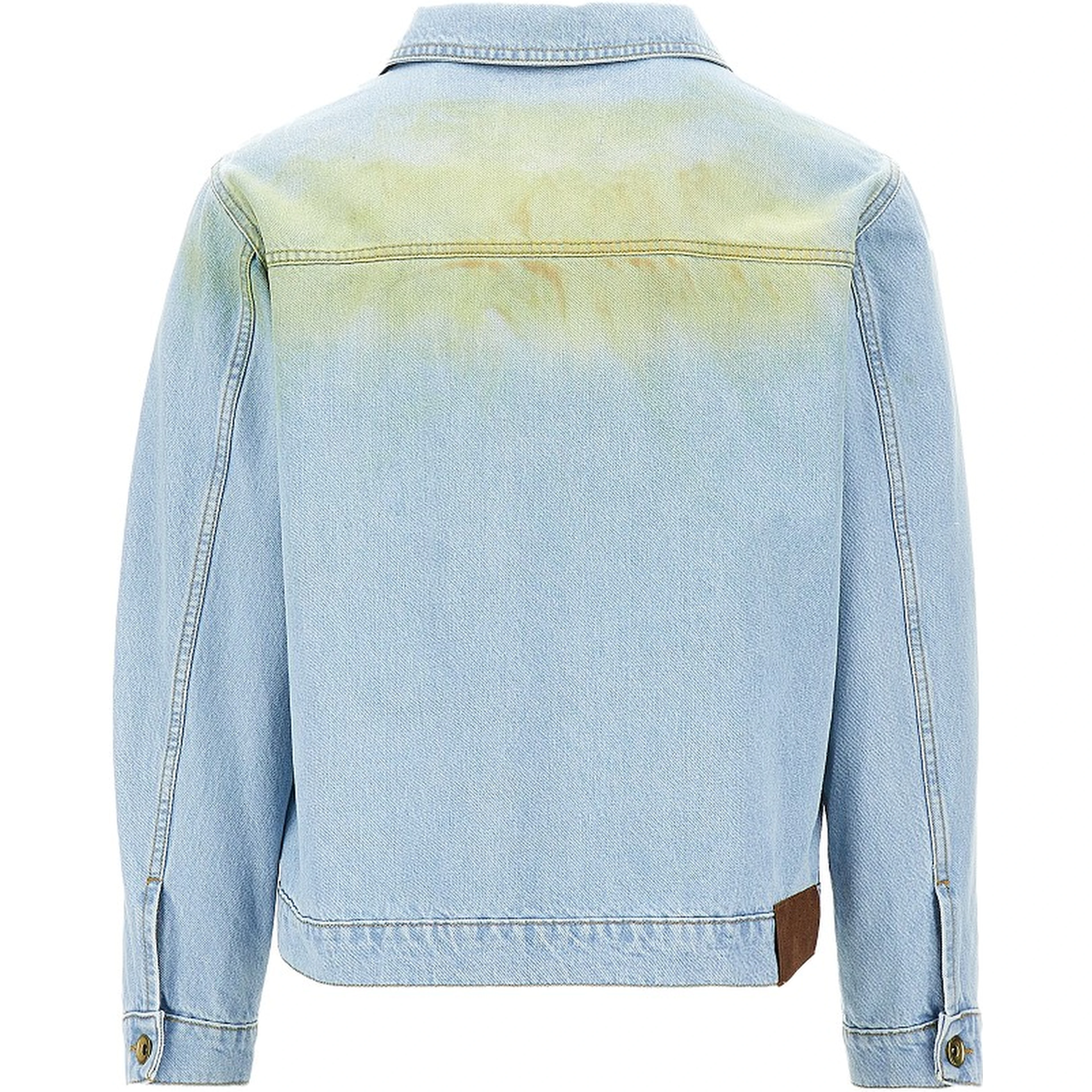 Stained effect denim jacket
