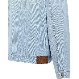 Stained effect denim jacket