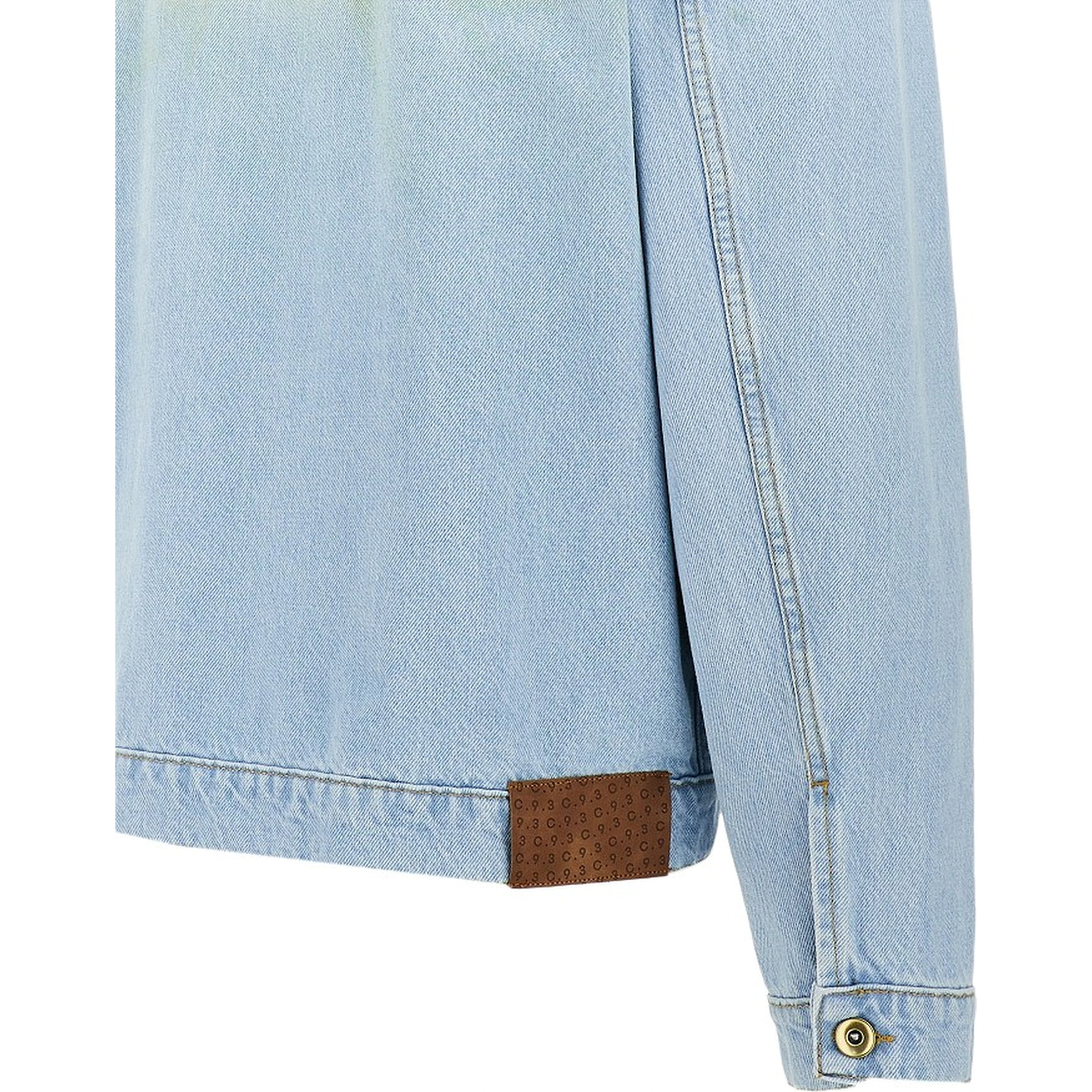 Stained effect denim jacket