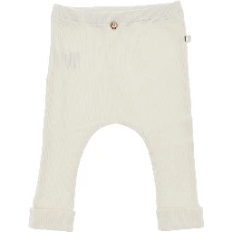 Micro ribbed jersey pants