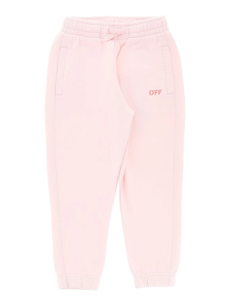 Diag print sweatpants