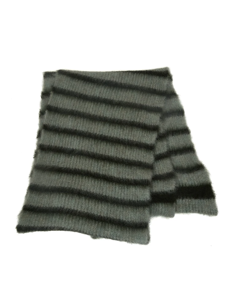 Sciarpa In Lana, Alpaca A Righe alternative
