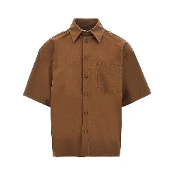 Viscose-blend Boxy Fit shirt
